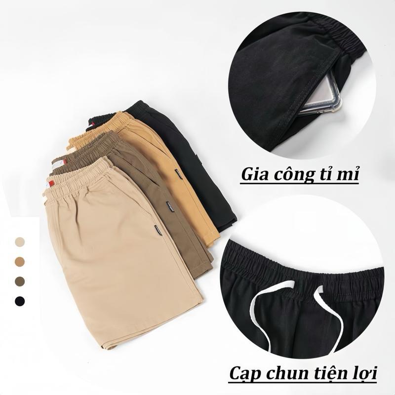 Combo2 quần short kaki PN.STORE 1993 form chên gối trẻ chung vải kaki k giãn Menswear Nam | BigBuy360 - bigbuy360.vn