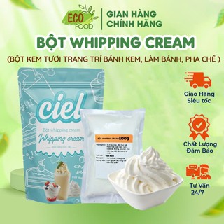 Bột Whipping Cream, bột kem tươi dùng trang trí bánh kem, pha chế, gói 100gr - EcoFood