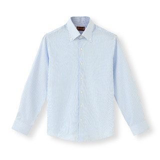 Áo sơ mi nam kẻ sọc cổ BUTTON DOWN WEMAN, chất liệu cao cấp thấm hút mồ hôi - WMA2505