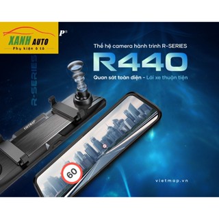 Camera hành trình Vietmap R440 gương Trước 4K Sau Full HD - tặng thẻ nhớ 64GB, VML 6 tháng