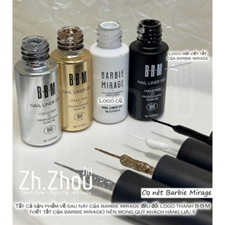 Gel cọ nét Barbie Mirage, cọ nét gel cao cấp barbie mirage siêu đặc