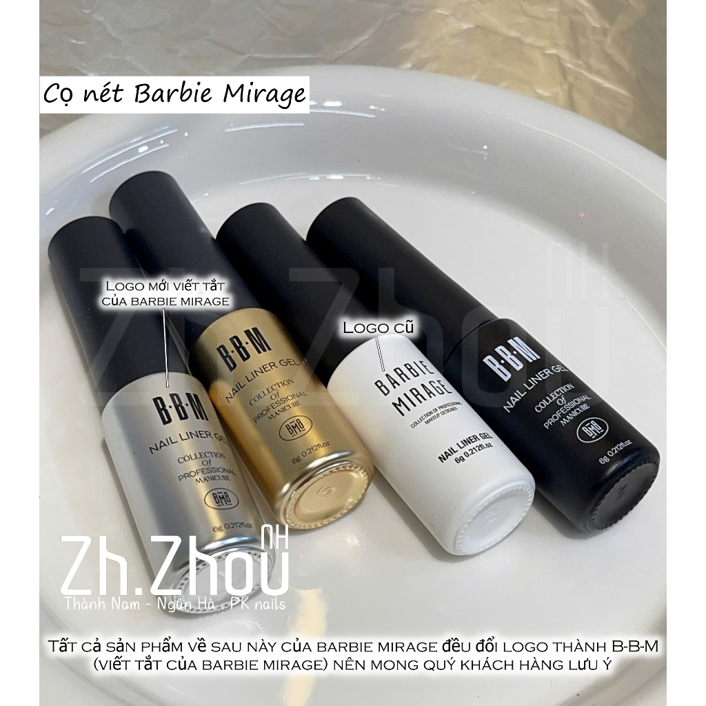 Gel cọ nét Barbie Mirage, cọ nét gel cao cấp barbie mirage siêu đặc