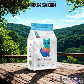 Cát Vệ Sinh Cho Mèo Lolita 9L (4KG) – Hương Muối Biển – Cát Đất Sét Vón Cục, Khử Mùi Hiệu Quả