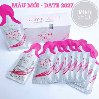 [BẢN MỚI-DATE 15/10/2027] Hộp 1O gó.i Collagen 5000mg & GIutathione 98% trẻ hoá, đẹp da, dưỡng trắng, khử thâm sạm HEMIA