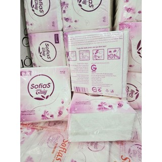 COMBO 30 GÓI Khăn Giấy Vuông Cao cấp Khổ Lớn (giao ngẫu nhiên giấy emto hoặc sofia)