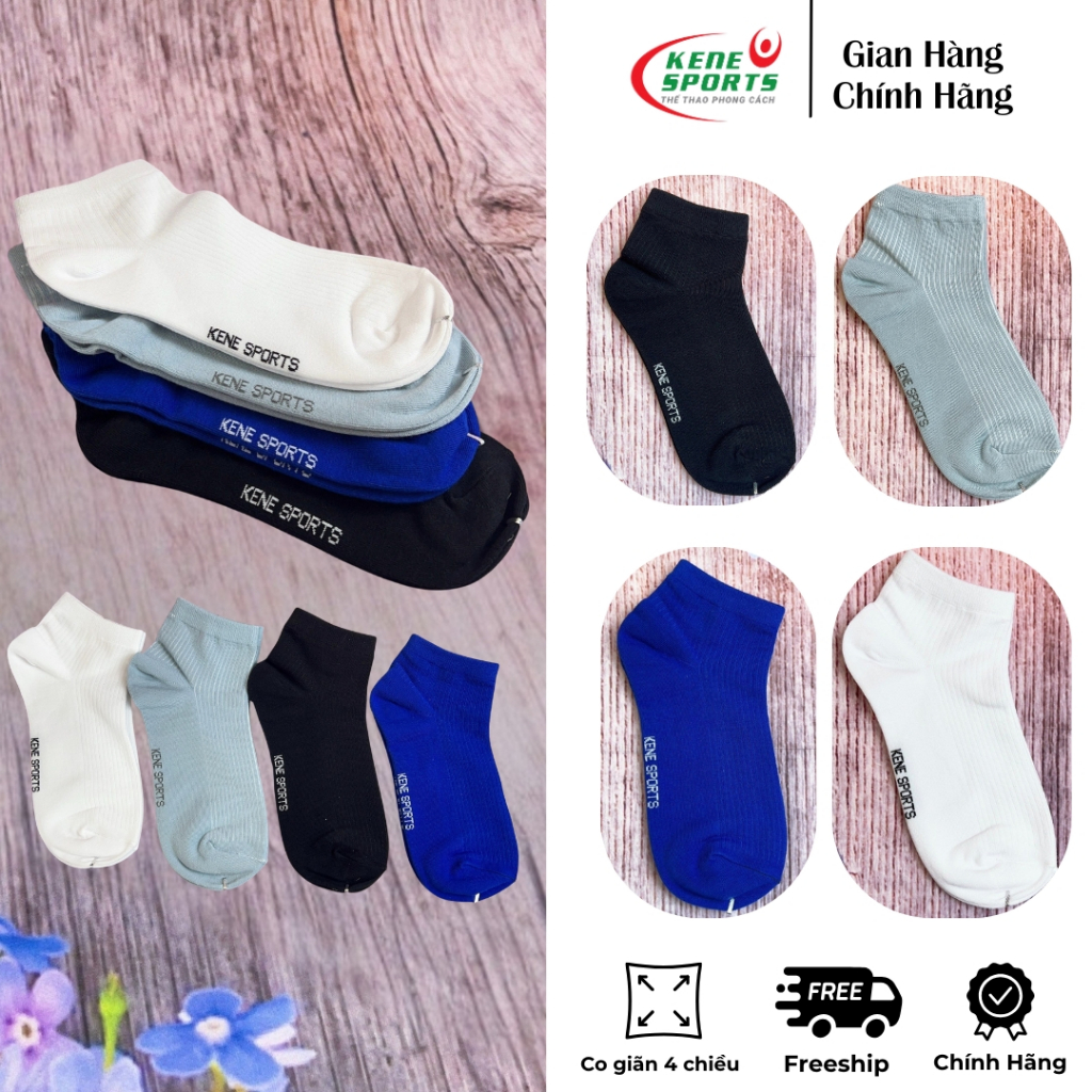 Tất ngắn thể thao cotton mềm mại và dễ chịu khả năng thoáng khí tốt socks Kene Sports