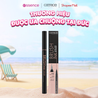 Bút dạ kẻ mắt Catrice Brush Ink Tattoo Liner Waterproof đầu kẻ mềm mại tạo đường sắc nét 1ml 