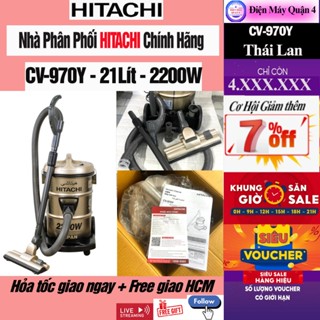 CV-970Y -- Máy hút bụi công nghiệp Hitachi CV-970Y 24CV TG
