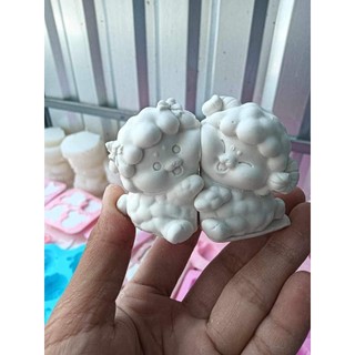 Tượng thạch cao mini cặp ngẫu nhiên