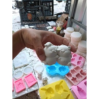 Tượng thạch cao mini cặp ngẫu nhiên