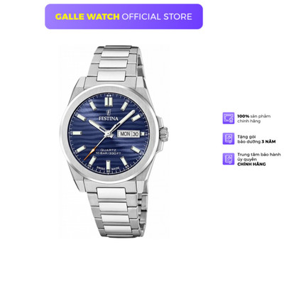 Đồng hồ nam Festina F20073/2 DUNE kính Sapphire chống xước, chống nước 10ATM, chính hãng Thụy Sĩ