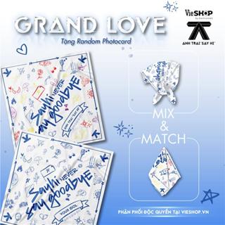 [Top Bán Chạy] Khăn lụa bandana Anh Trai "Say Hi" Bandana / Grand Love VieSHOP - Tặng 1 card bo góc