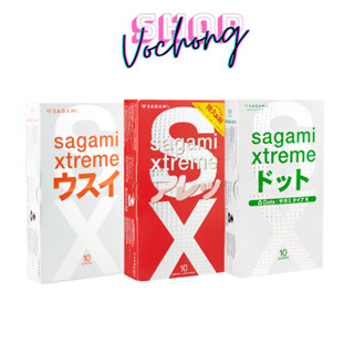 Combo 3 Hộp Bao Cao Su Sagami Xtreme Nhật Bản - Siêu Mỏng, Kéo Dài Thời Gian, Có Gai Tăng Khoái Cảm