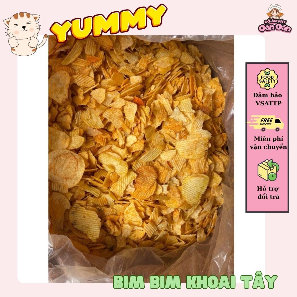 00G Bim Bim Khoai Tây Swing, Ostar Vỡ Cánh Ngon Giòn Đậm Đà, đồ ăn vặt