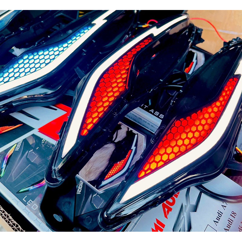 Bộ Demi Audi Wave RSX 2014-2023 Anh em Gắn Như Zin Có 2 mÀu Xanh đỏ