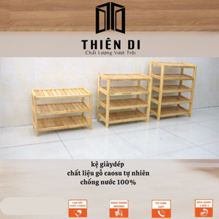 Kệ gỗ để sách 3,4 tầng ,chất liệu gỗ tự nhiên , lắp ráp dễ dàng - Noithatthiendi
