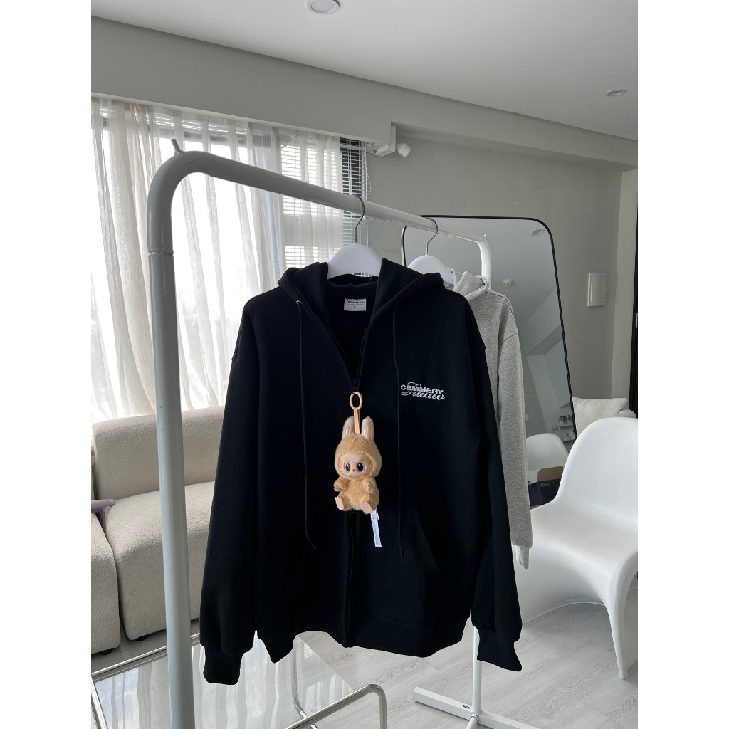 Hoodie CEMMERY Local Brand Chính Hãng Fleece Hoodie Nỉ Chân Cua Khóa Kéo 2 Đầu 2 Màu | BigBuy360 - bigbuy360.vn