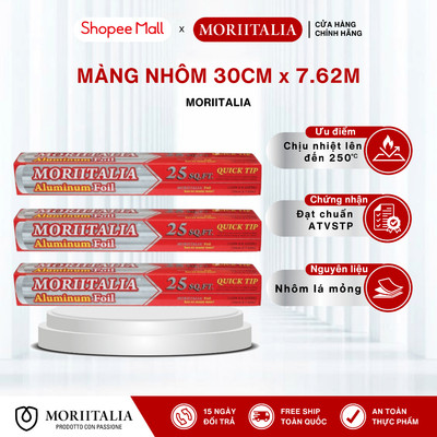 Giấy bạc Moriitalia bọc thực phẩm 30cmx7.62m MNTP00003131