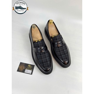 Giày Penny Loafer phối da tàu ( TD LUXURY )