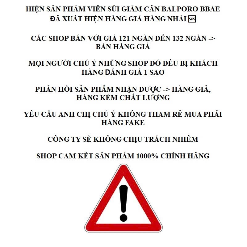 Sủi Giảm Cân BALPORO BBAE hỗ trợ giảm cân, đẹp da, đốt cháy mỡ thừa, giảm 3-5kg sau 1 liệu trình