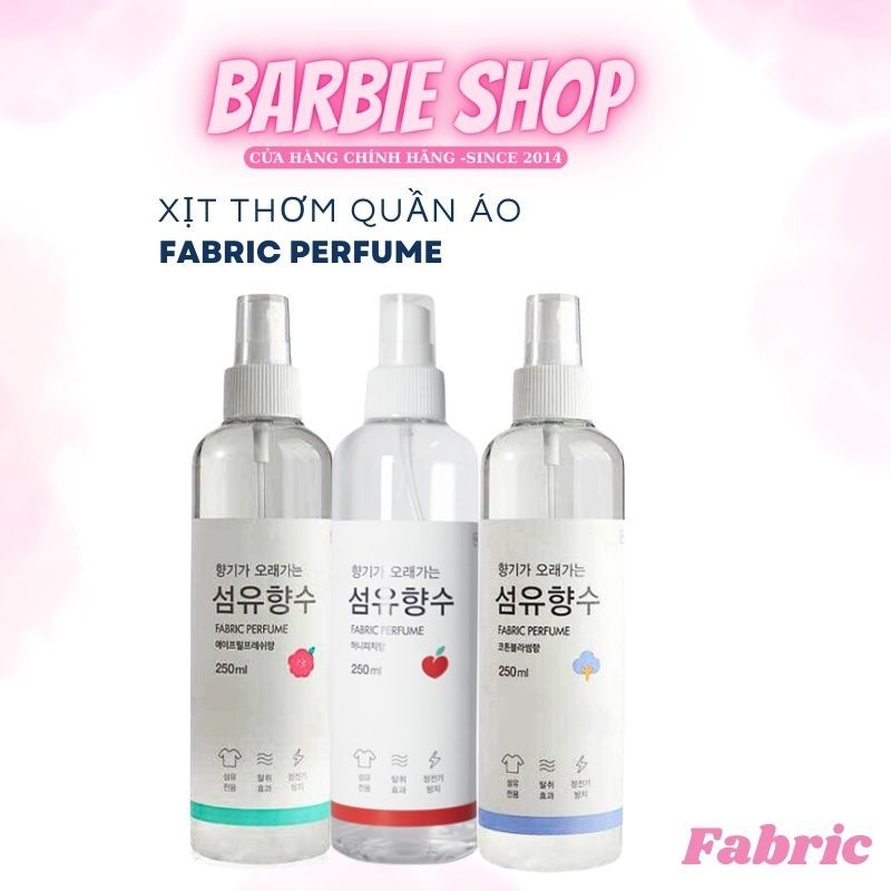 Xịt Thơm Quần Áo Hàn Quốc Fabric Perfume [250ml]