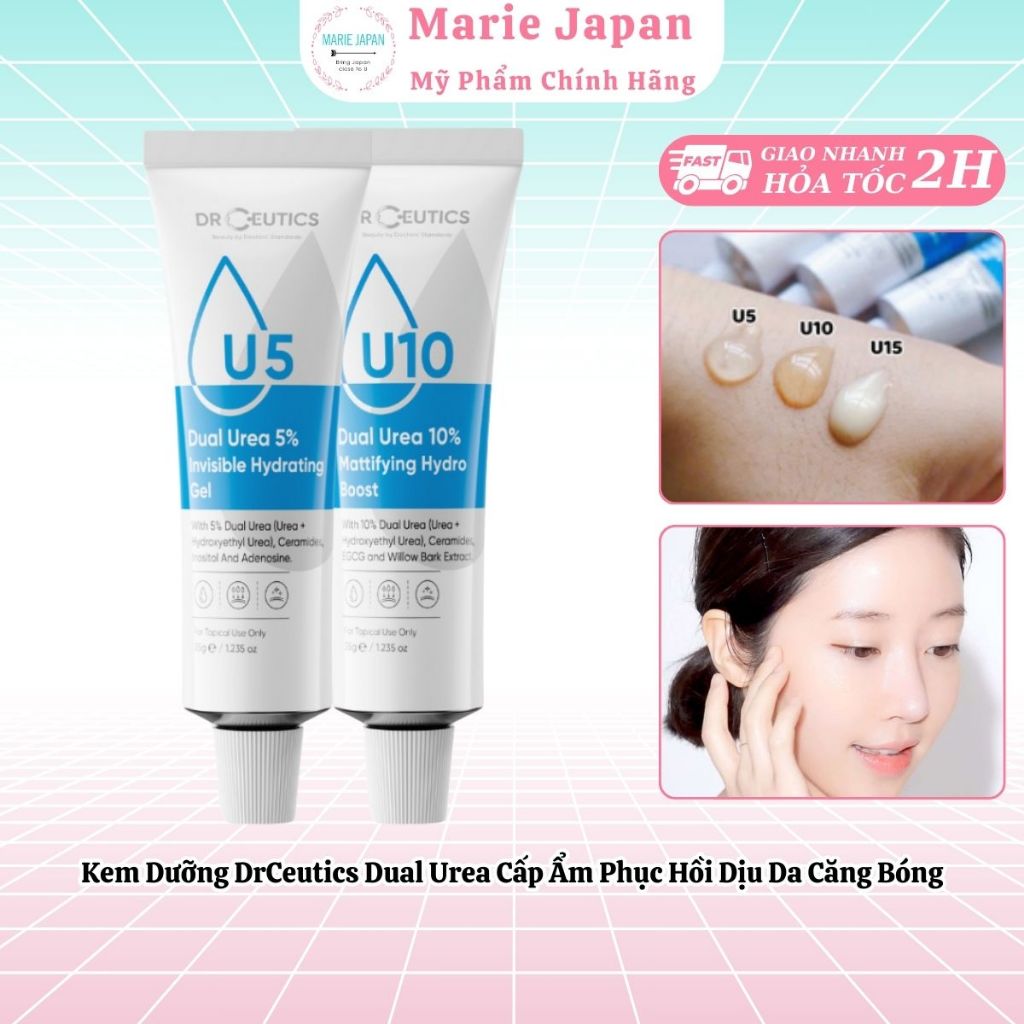 Kem Dưỡng DrCeutics Dual Urea Cấp Ẩm Phục Hồi Làm Dịu Da Cho Da Căng Bóng Mịn Màng 35g