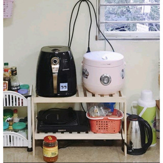 Combo 2 Kệ Gỗ Lắp Ráp 2 Tầng Kệ Để Giày Dép Kệ Decor Nhỏ Gọn Tiện Dụng