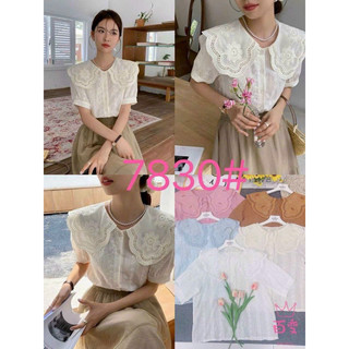 ÁO KIỂU THÔ BOY HOA NỔI TAY BỒNG XẾP LY NGỰC HÀNG QC THOMPHAMSHOP