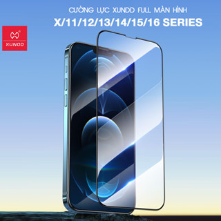[Hỏa Tốc HCM] Cường lực XUNDD Full màn hình iPhone 16/ 16 Plus/ 16 Pro/ Max/ 15/ 15 Plus/ 15 Pro/ Max/ 14/ 13/ 12 Series