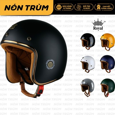 Mũ bảo hiểm 3/4 Royal M20c chính hãng đi xe máy size m l xl cho nam và nữ bảo hành 12 tháng