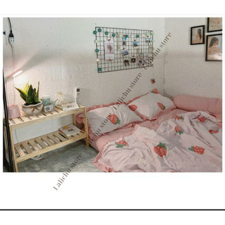 Combo 3 kệ gỗ để đồ gỗ tự nhiên decor
