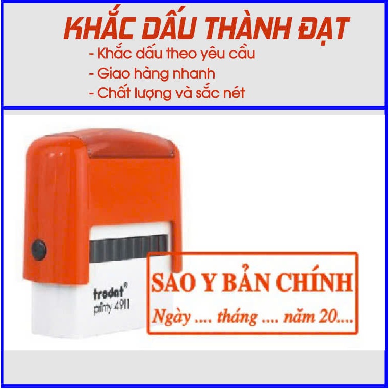 Con dấu SAO Y BẢN CHÍNH