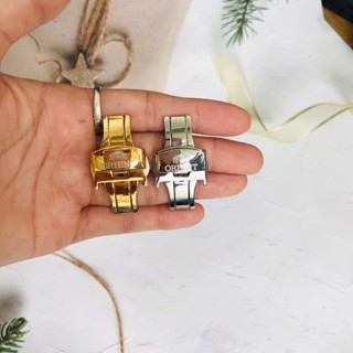 Khoá bướm hai nút bấm inox 304, logo Orient, Orient Star , logo khác vui lòng inbox