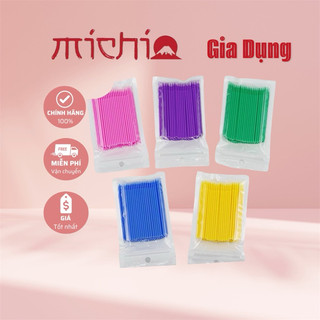 Bông tăm phun xăm, nối mi gói 100 cây