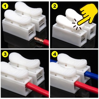 100 CHIẾC CÚT NỐI DÂY ĐIỆN CH-2 nối nhanh dây điện