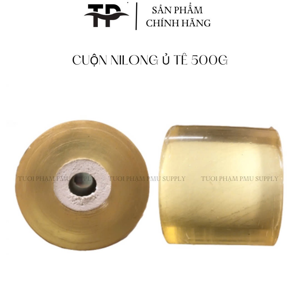 Cuộn nilong ủ tê, ủ uốn mi Hàn Quốc (4cm x 200m) và cuộn nilong khổng lồ 500g