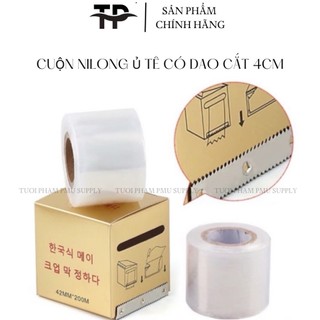 Cuộn nilong ủ tê, ủ uốn mi Hàn Quốc (4cm x 200m) và cuộn nilong khổng lồ 500g