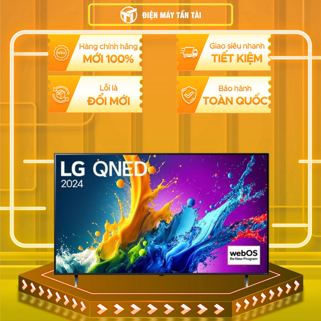 [TẤN TÀI LĐ 0Đ] 43QNED80TSA / 50QNED80TSA  - Smart Tivi QNED LG 4K 43 Inch / 50 Inch QNED80TSA