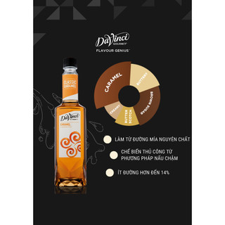 Siro Syrup Davinci các mùi chai 750ml