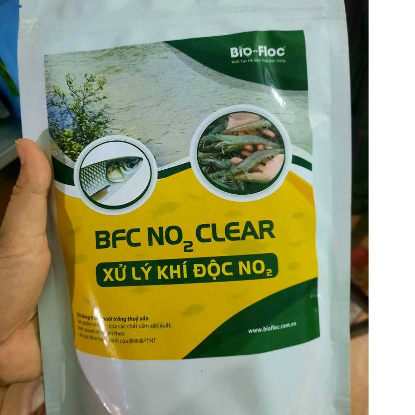 BFC NO2 CLEAR, Xử Lý NO2 trong Môi Trường Nước, Xử Lý Triệt Để Lâu Dài NO2 Trong Ao Nuôi Cá