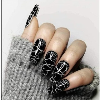 sơn gel nứt 3 màu đen trắng đỏ
