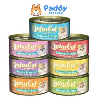Pate AATAS Cho Mèo Mọi Lứa Tuổi (Lon nhỏ 80g)