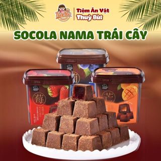  Socola Nama Tươi Nhân Trái Cây Yumi Siêu Ngon Chocolate Nhân 5 Vị Hoa Quả 158g 