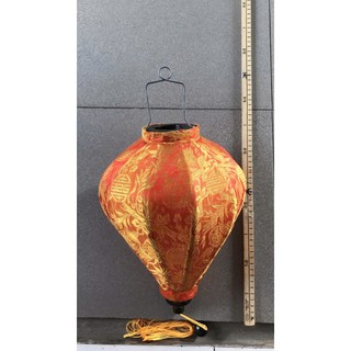 Đèn lồng HỘI AN vải lụa 30cm kiểu Tròn 100E30