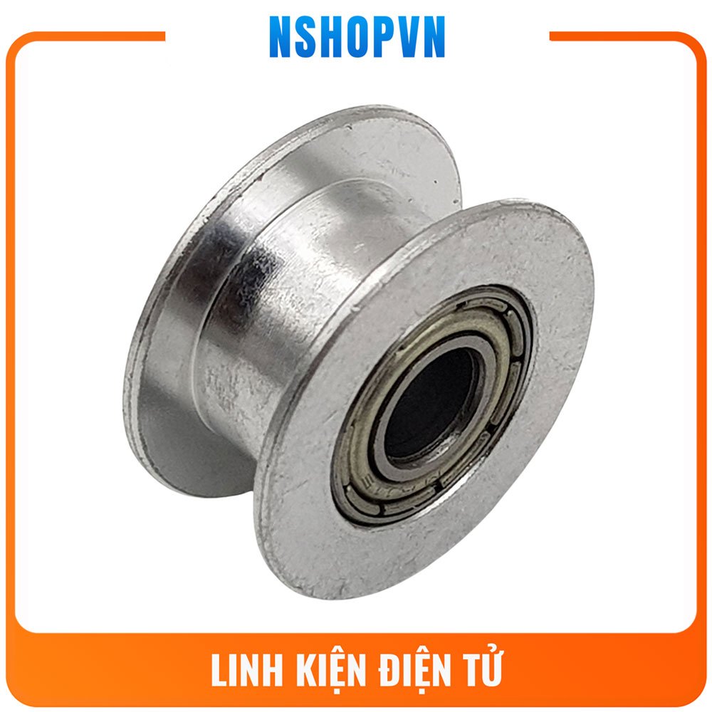 Puly căng đai GT2 trơn trục 5mm (tương ứng 20 răng)