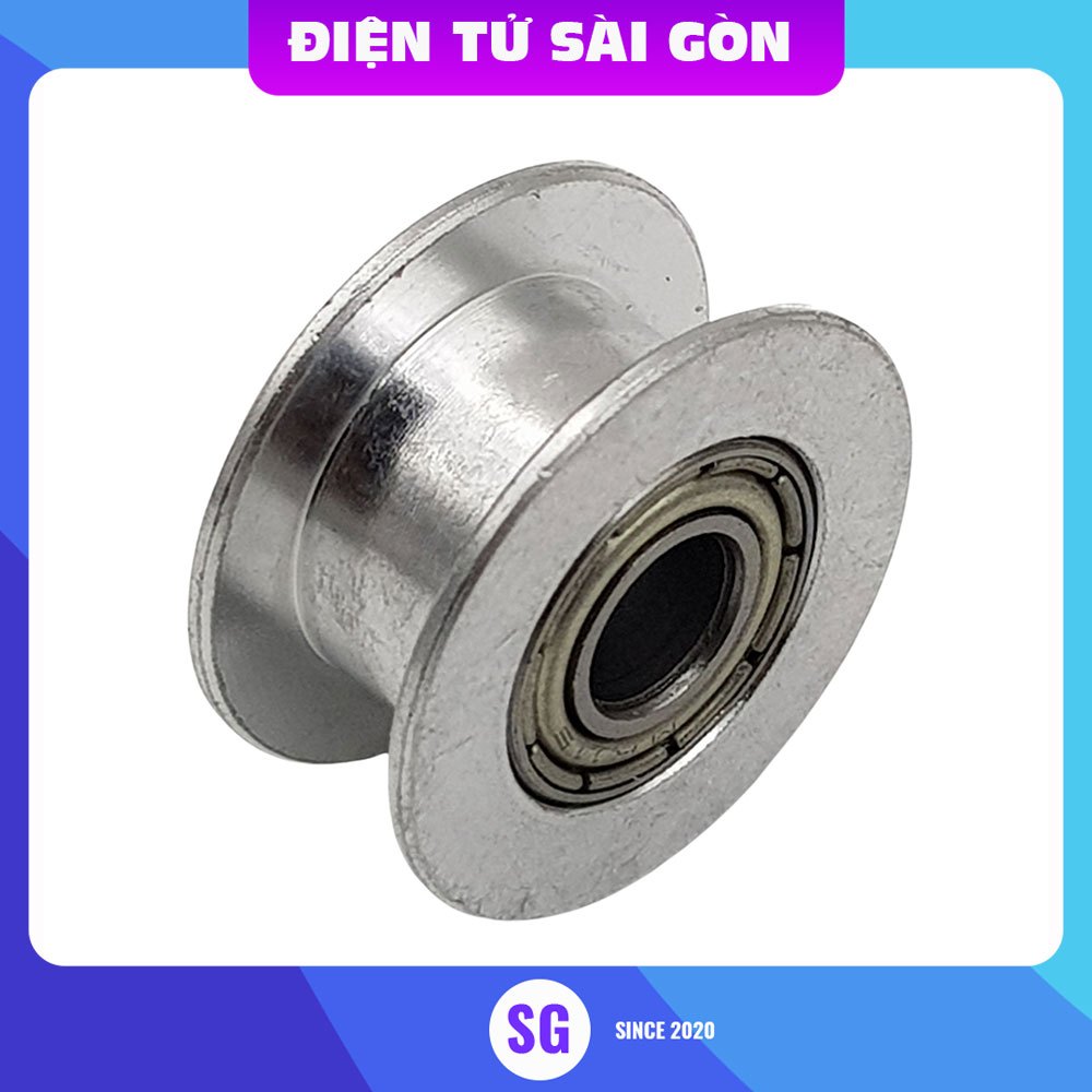 Puly căng đai GT2 trơn trục 5mm (tương ứng 20 răng)
