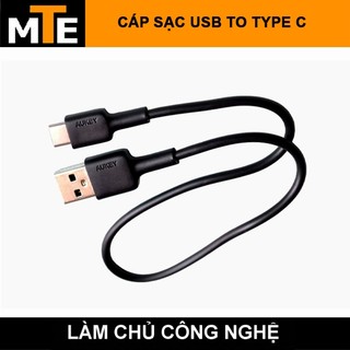 Dây cáp sạc USB to Type C 30cm, giá rẻ