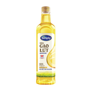 [Combo 3 Chai] Dầu Simply Gạo Lứt 1L