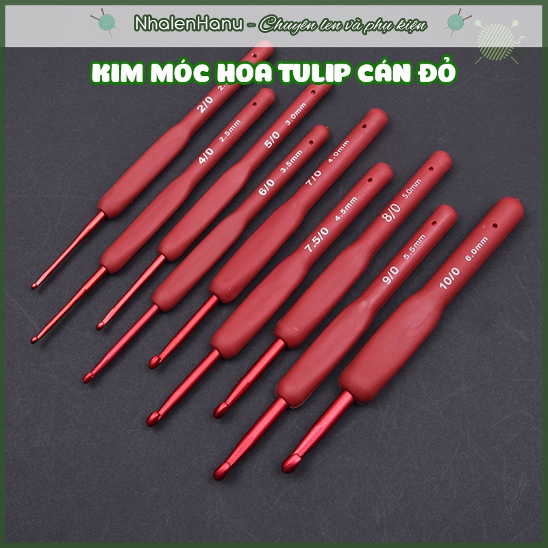 [HD] Kim Móc Hoa Tulip Đỏ Cán Mềm