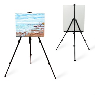 GIá Vẽ Tranh Bằng Sắt 3 chân, Giá Kệ Để Tranh Di Động, Standee Chữ A 1 Mặt | 3H